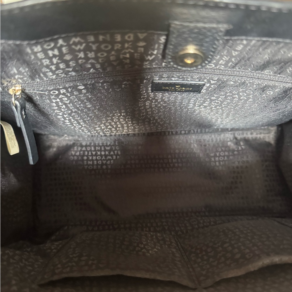 Kate Spade New York Grove Street Maeve Tote in black and cream - Picture 9 of 16